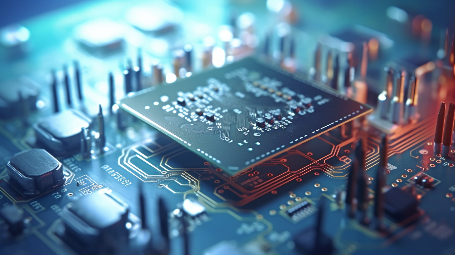 千庫網_實驗室高科技工廠PCB上電子元器件的質量控制_攝影圖編號4013493